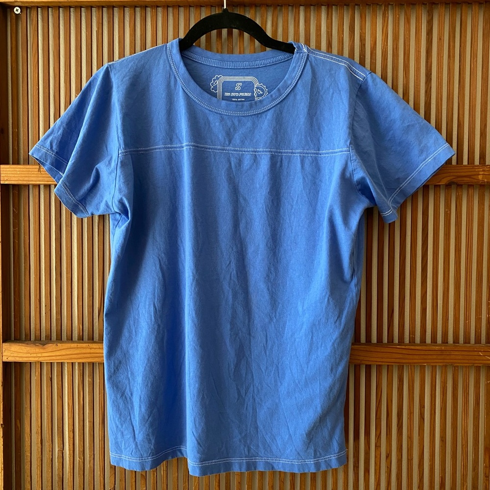 Big Bud Press JV Tee in cornflower blue size S